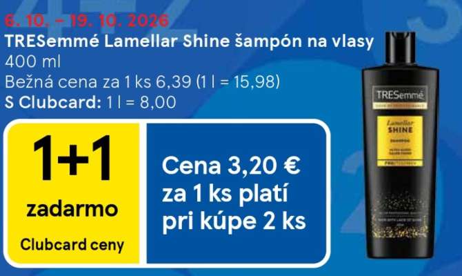 TRESemmé Lamellar Shine šampón na vlasy