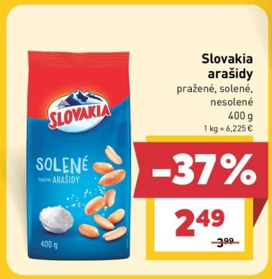 Slovakia arašidy