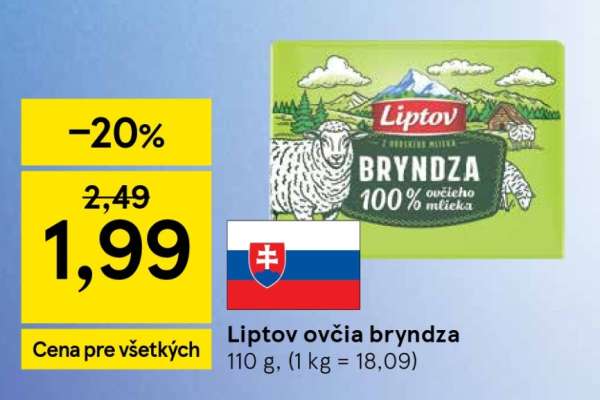 Liptov ovčia bryndza