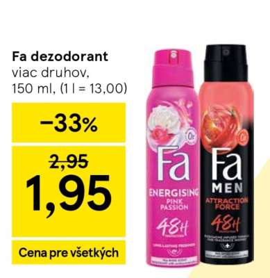 FA dezodorant