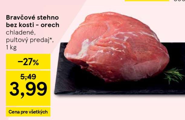 Bravčové stehno bez kosti orech