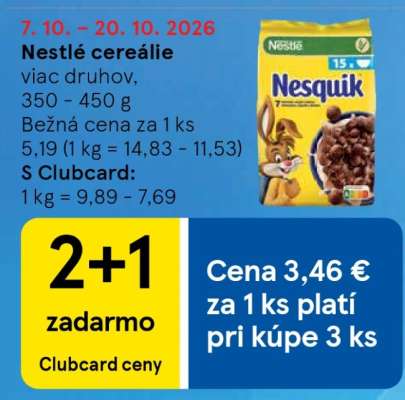 NESTLÉ Cereálie