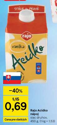 Rajo Acidko nápoj