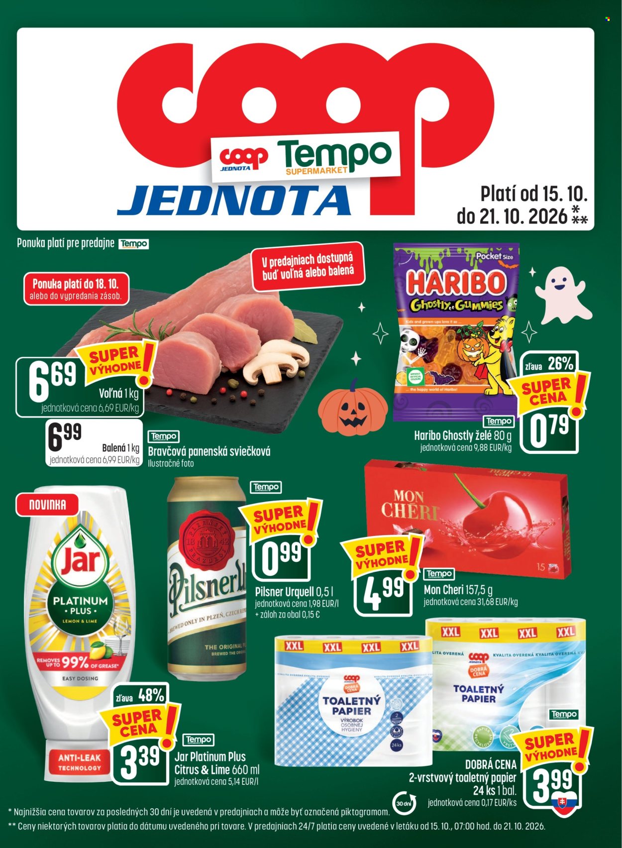 Leták COOP Jednota - 15.10.2026 - 21.10.2026. Strana 25