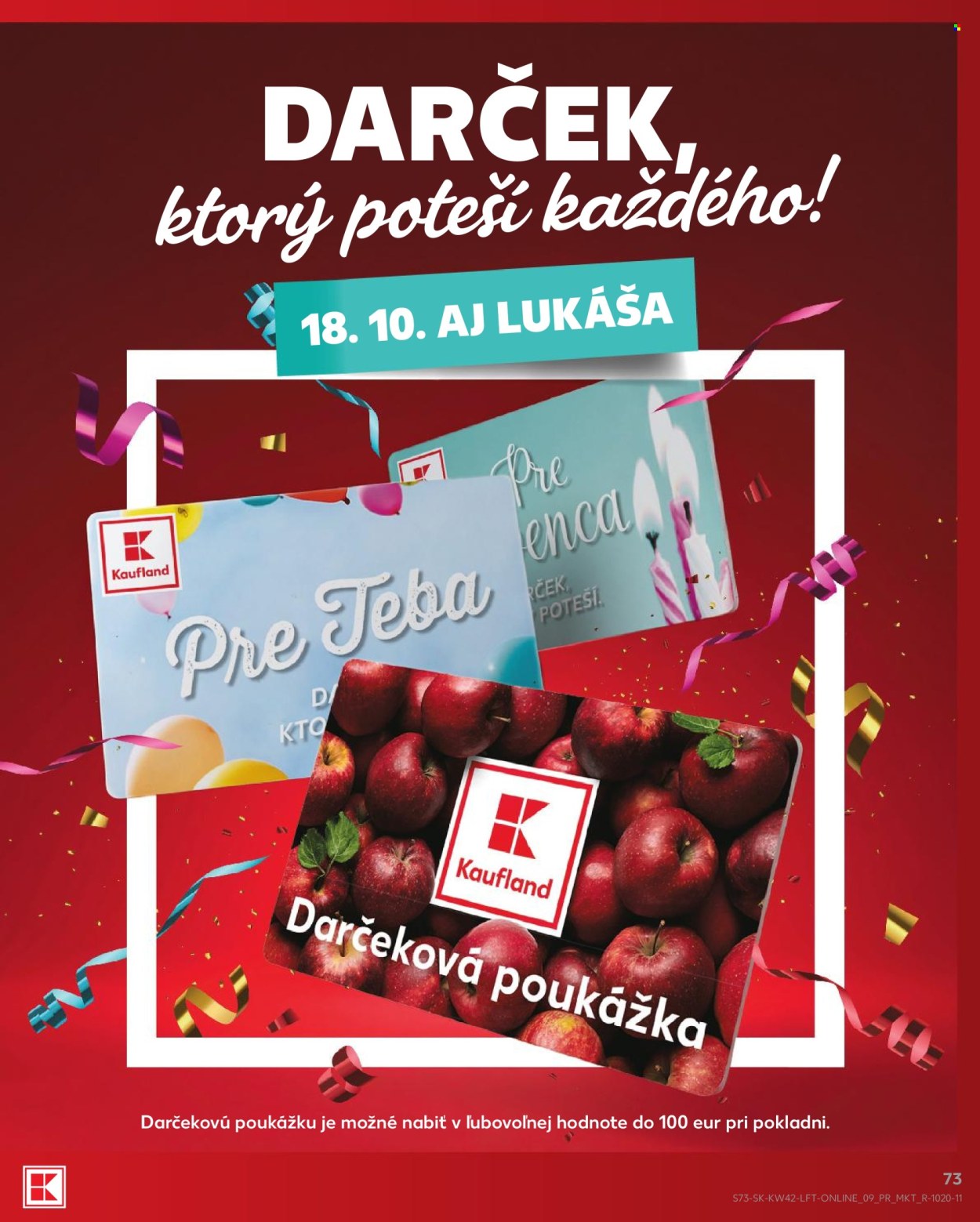 Leták Kaufland - 15.10.2026 - 21.10.2026. Strana 73
