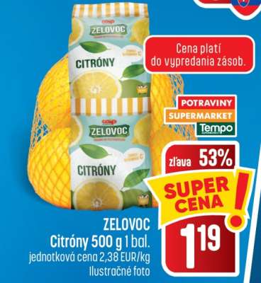 ZELOVOC Citróny