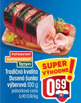 Dusená šunka výberová
