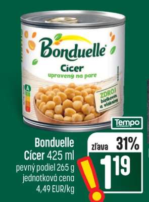 Bonduelle Cícer 425 ml