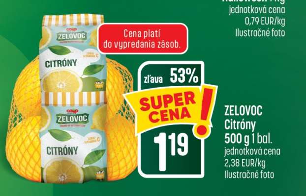 ZELOVOC Citróny