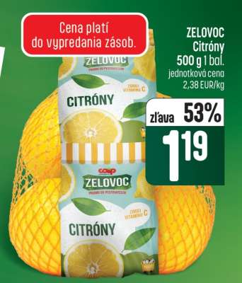 ZELOVOC Citróny