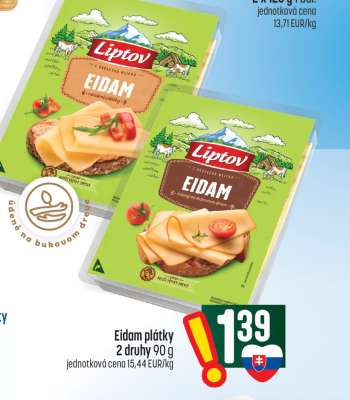 Eidam plátky