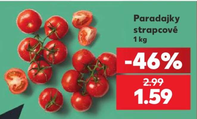 Paradajky strapcové 1 kg