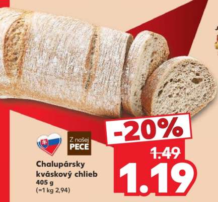 Chalupársky kváskový chlieb