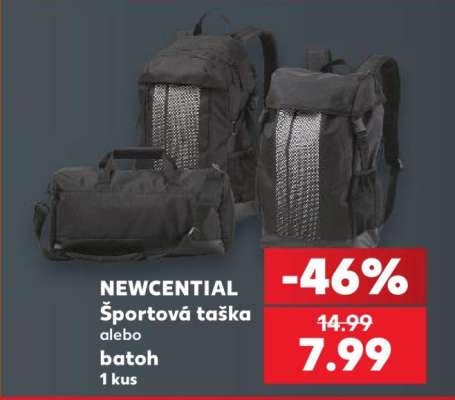 NEWCENTIAL Športová taška alebo Batoh