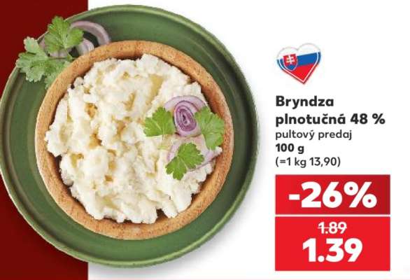 Bryndza plnotučná 48 %