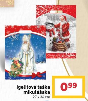 Igelitová taška mikulášska