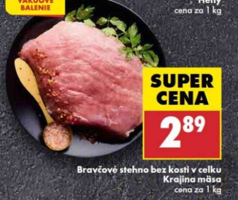 Bravčové stehno bez kosti v celku