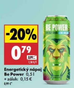 Energetický nápoj Be Power 0,5 l