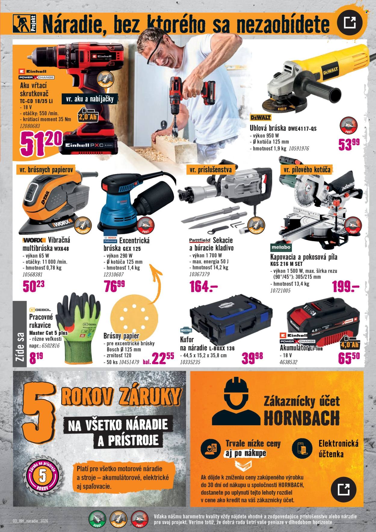 Leták Hornbach - 14.10.2026 - 30.10.2026. Strana 3