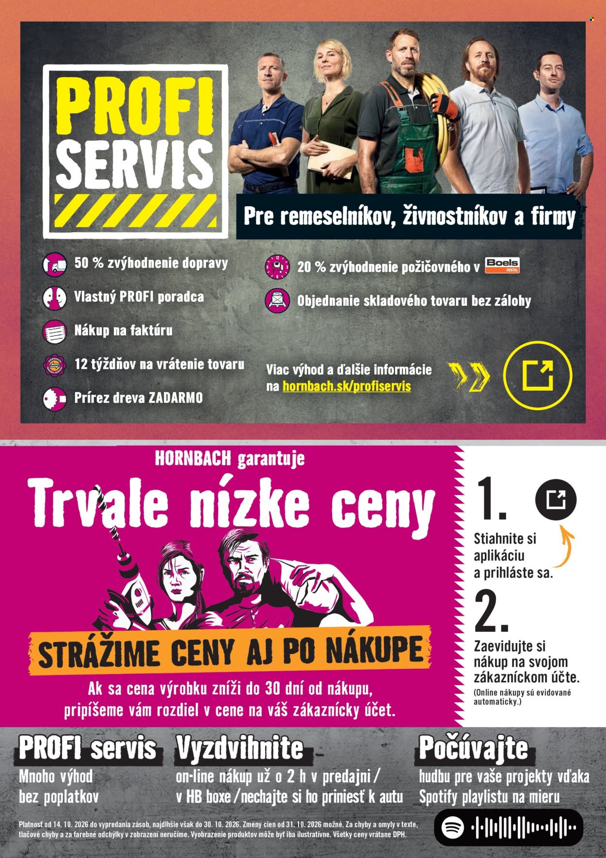 Leták Hornbach - 14.10.2026 - 30.10.2026. Strana 8
