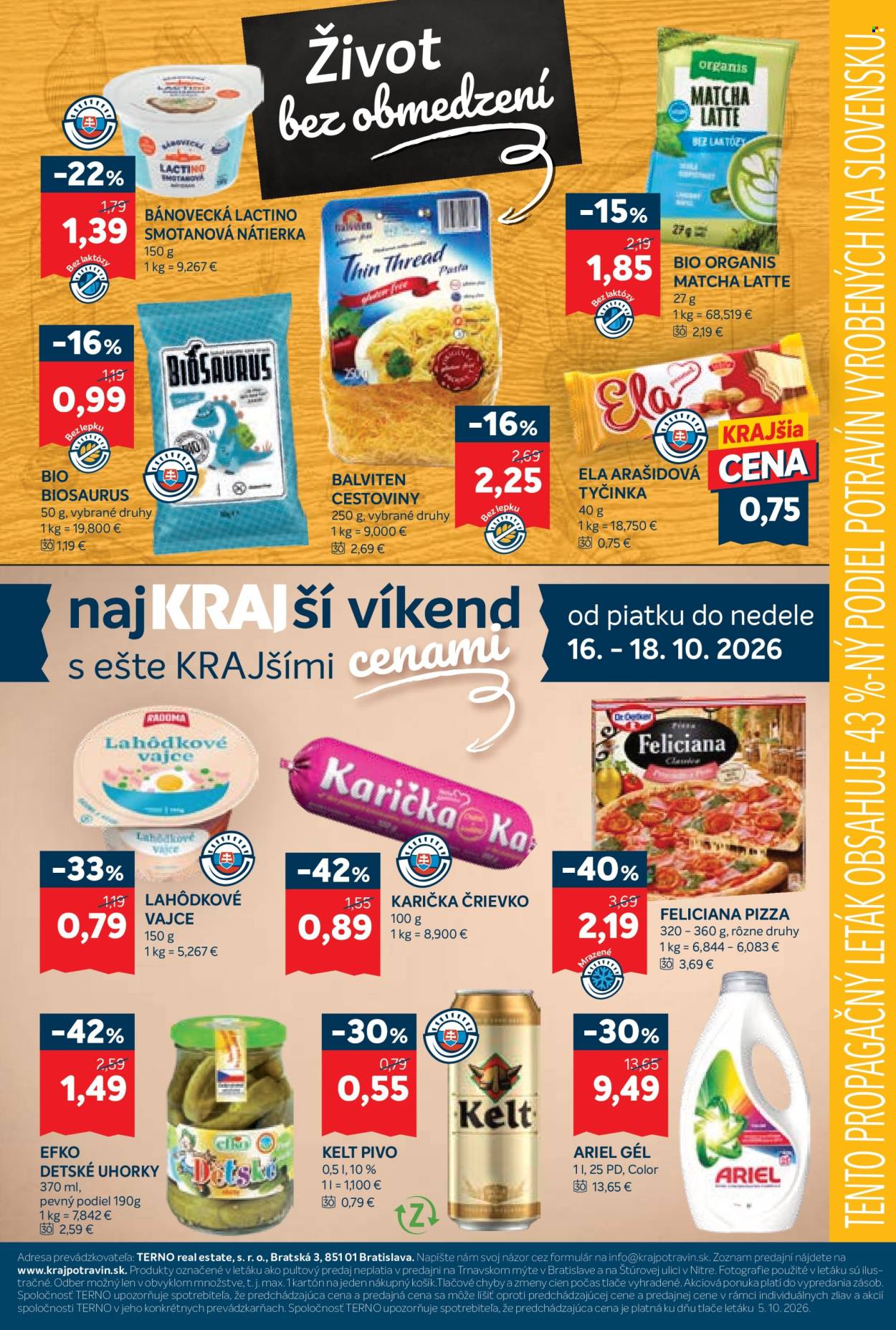 Leták Kraj - 15.10.2026 - 21.10.2026. Strana 18