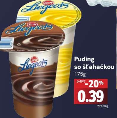 Puding so šľahačkou