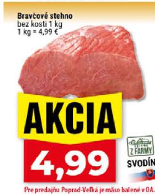 Bravčové stehno bez kosti