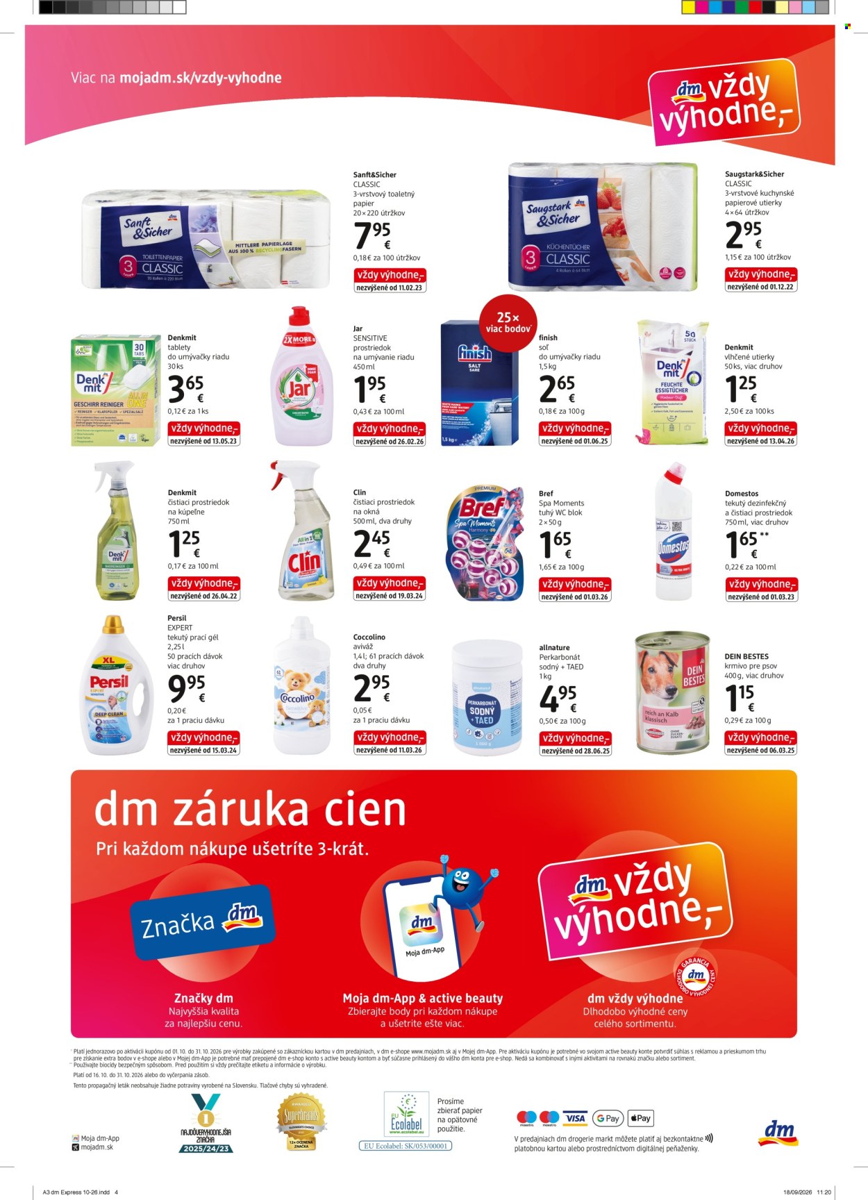 Leták dm drogerie - 1.10.2026 - 31.10.2026. Strana 4