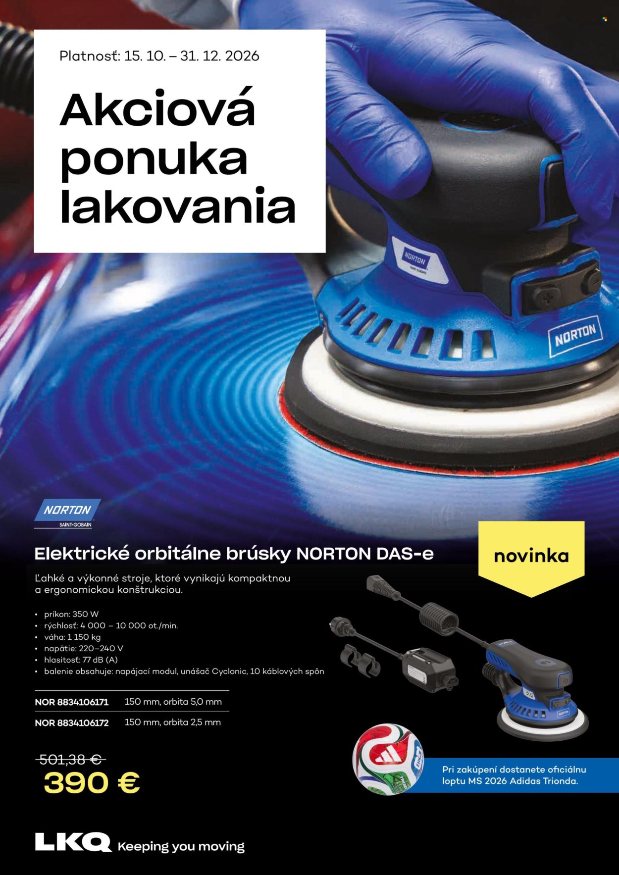Leták LKQ - 15.10.2026 - 31.12.2026. Strana 1