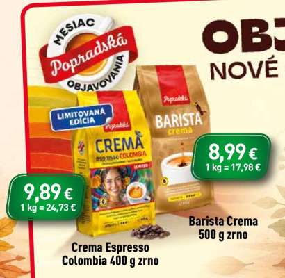 Crema Espresso Colombia 400 g zrno
