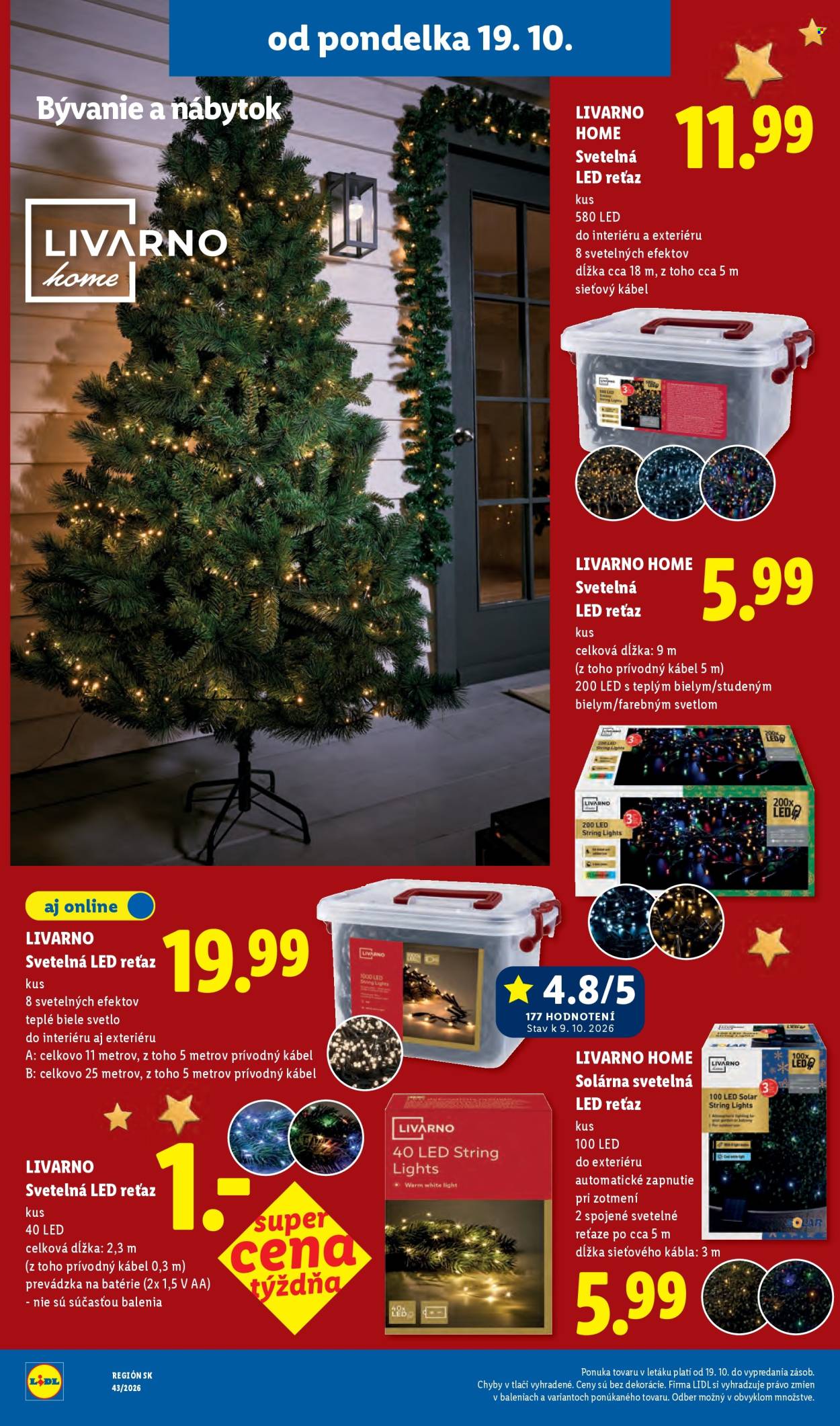 Leták Lidl - 19.10.2026 - 25.10.2026. Strana 69