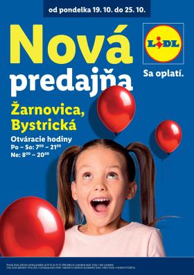 Lidl - Nová predajňa Žarnovica