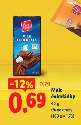 Malé čokoládky