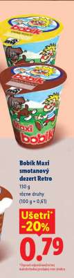Bobík Maxi smotanový dezert Retro